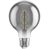 Mexen Vintis LED-Filament-Spirale Glühbirne E27, G80, 4W, Warm - 2700K, 220 lm, Smoke - L165-E27-0427-70