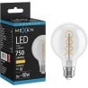 Mexen Vintis LED-Filament-Glühbirne Spirale E27, G80, 8W, Warm - 2700K, 750 lm, klar - L165-E27-0827-00
