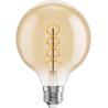 Mexen Vintis LED-Filament-Glühbirne Spirale E27, G95, 4W, Warm - 2200K, 360 lm, amber - L167-E27-0422-50