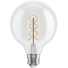 Mexen Vintis LED-Filamentspiral-Glühbirne E27, G95, 6W, Warm - 2700K, 630 lm, klar - L167-E27-0627-00