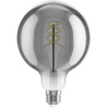 Mexen Vintis LED-Glühbirne Filament Spirale E27, G125, 6W, Warm - 2200K, 350 lm, Rauch - L168-E27-0622-70