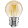 Mexen Vintis LED-Filamentlampe E27, G45, 6W, Warm - 2200K, 600 lm, Bernstein - L156-E27-0622-50