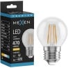 Mexen Vintis LED-Filamentlampe E27, G45, 4W, Warm - 2700K, 470 lm, klar - L156-E27-0427-00