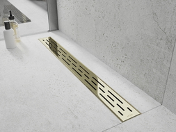 Mexen Flat M01 Abdeckung für Rinnenablauf 50 cm, golden - 1520050