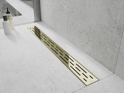 Mexen Flat M01 Abdeckung für Linienablauf 60 cm, gold - 1520060