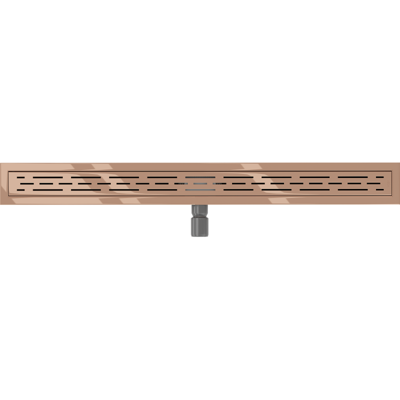 Mexen Flat M01 Linienentwässerung 80 cm, Roségold - 1620080-15