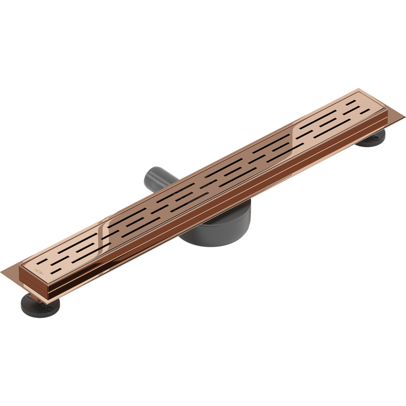 Mexen Flat 360° M01 drehbarer Ablaufrinne 50 cm, Roségold - 1620050-40