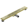 Mexen Flat M01 lineare Abflussrinne 60 cm, gebürstetes Gold - 1A20060-15