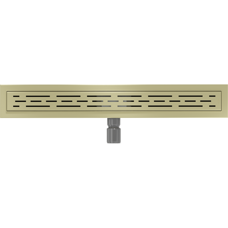 Mexen Flat M01 lineare Abflussrinne 60 cm, gebürstetes Gold - 1A20060-15