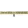 Mexen Flat M01 Linienablauf 90 cm, gebürstet gold - 1A20090-15
