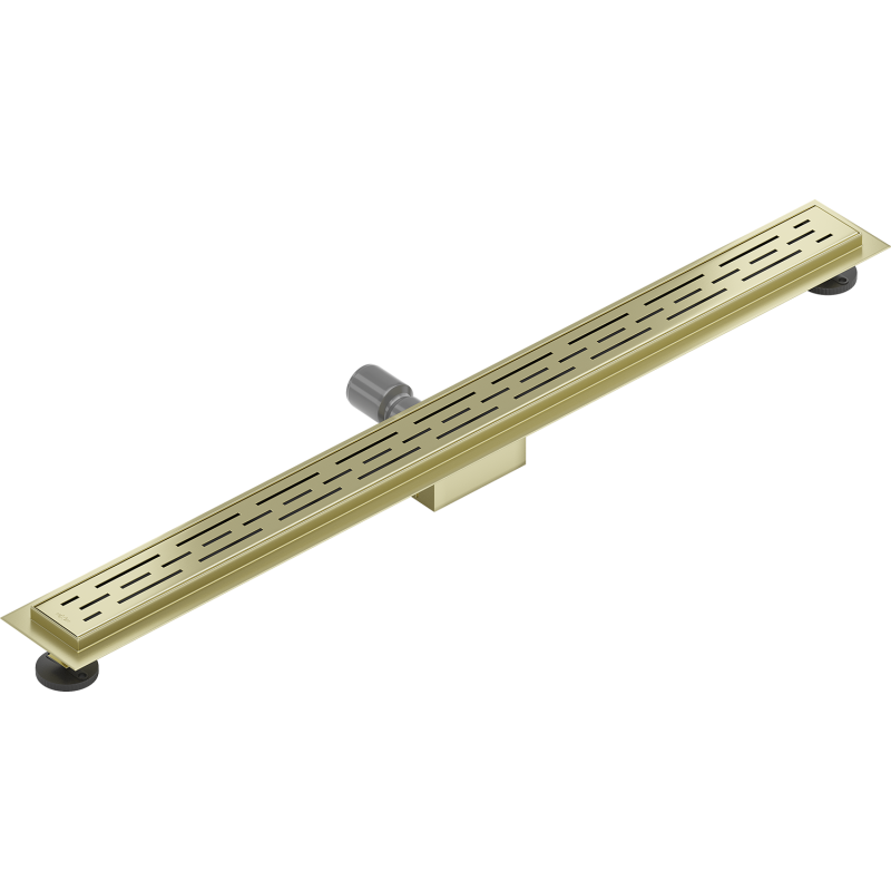Mexen Flat M01 Linienabfluss 100 cm, gebürstetes Gold - 1A20100-15