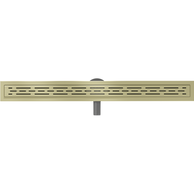 Mexen Flat 360° M01 drehbarer Linienablauf 100 cm, gebürstetes Gold - 1A20100-40