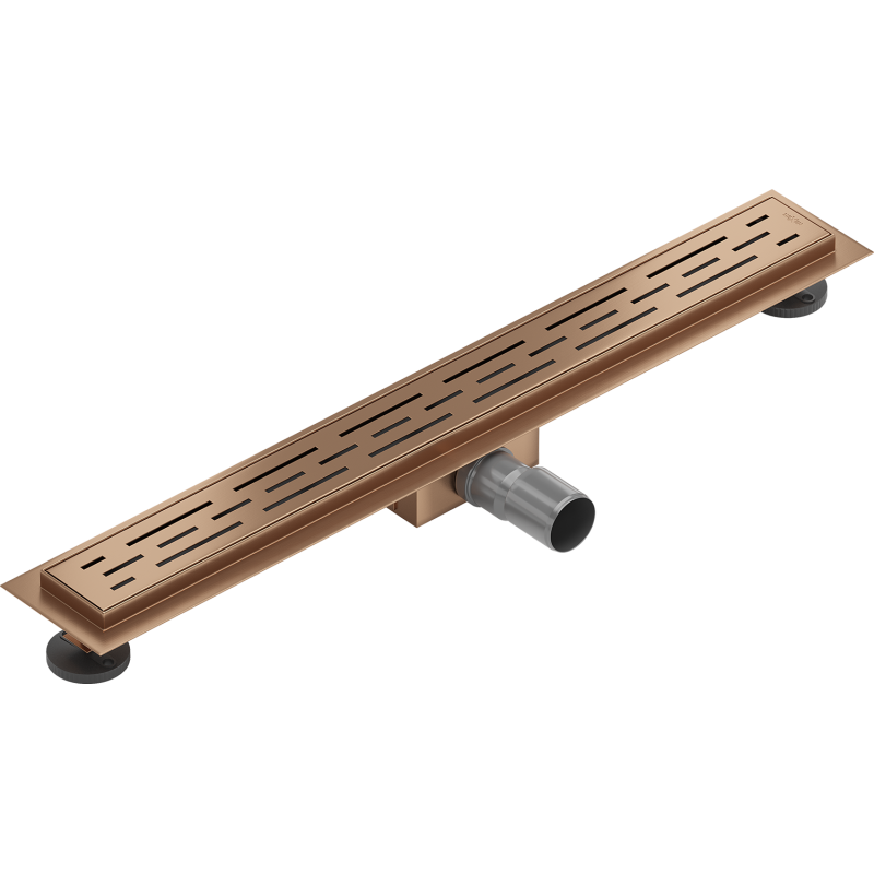 Mexen Flat M01 Linienablauf 50 cm, gebürstetes Kupfer - 1C20050-15