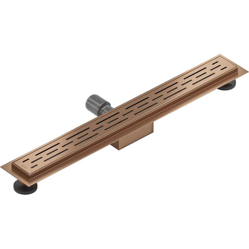 Mexen Flat M01 Linienentwässerung 60 cm, gebürstetes Kupfer - 1C20060-15