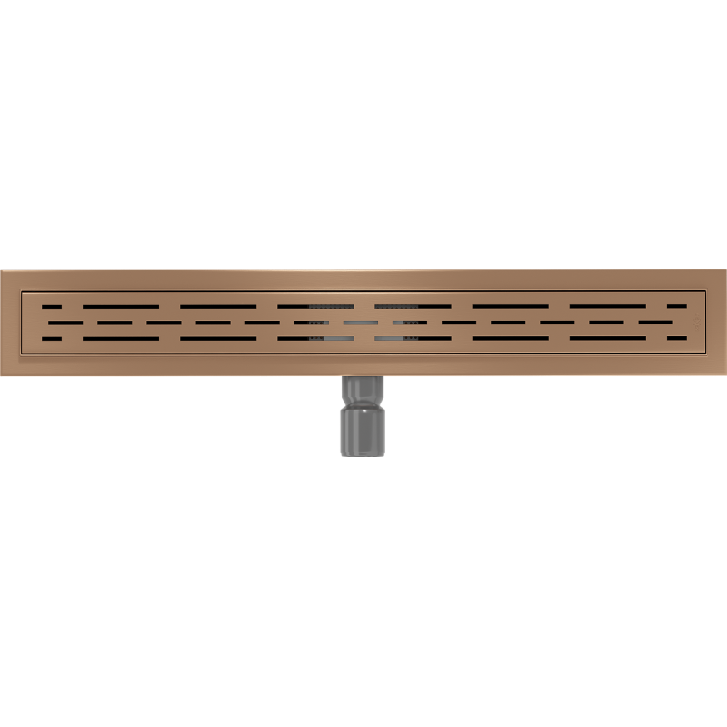 Mexen Flat M01 Linienentwässerung 70 cm, gebürstetes Kupfer - 1C20070-15