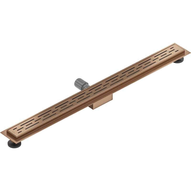 Mexen Flat M01 Linienentwässerung 90 cm, gebürstetes Kupfer - 1C20090-15