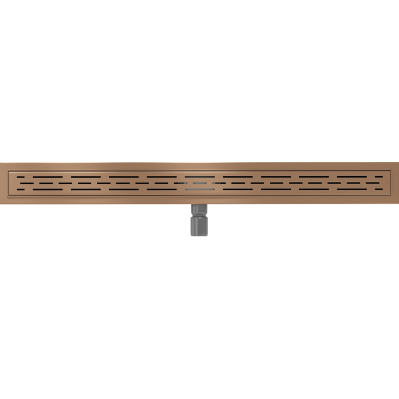 Mexen Flat M01 Linienentwässerung 90 cm, gebürstetes Kupfer - 1C20090-15