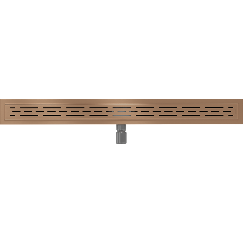 Mexen Flat M01 Linienentwässerung 100 cm, gebürstetes Kupfer - 1C20100-15