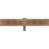 Mexen Flat 360° M01 Drehbarer Linienabfluss 60 cm, gebürstetes Kupfer - 1C20060-40