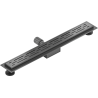 Mexen Flat M01 Linienentwässerung 50 cm, gebürstetes Gun Grau - 1E20050-15