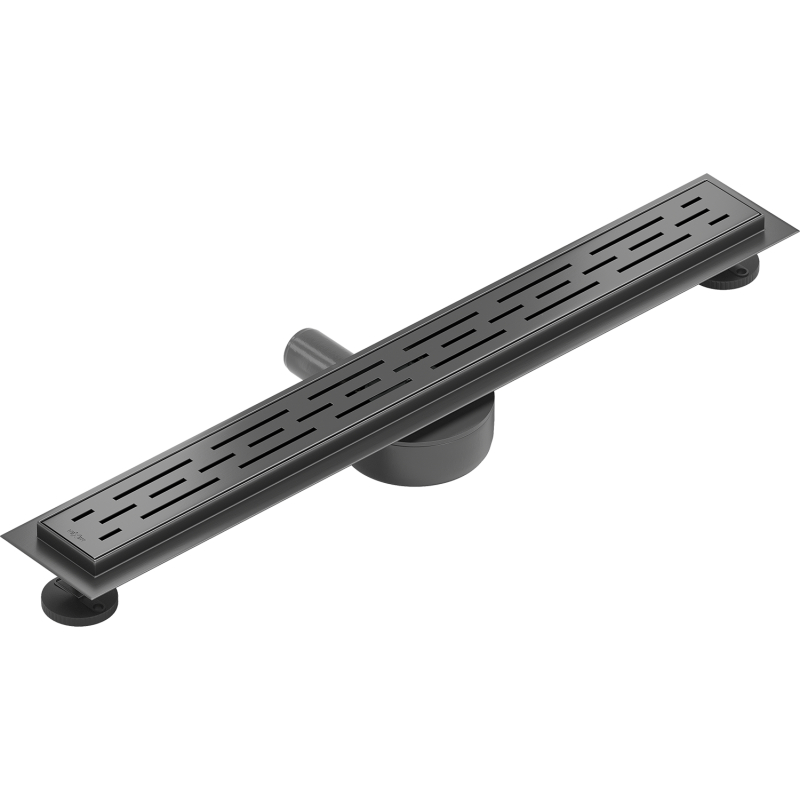 Mexen Flat 360° M01 Drehbarer Linienablauf 50 cm, gebürstet gun gray - 1E20050-40