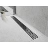 Mexen Flat 360° M01 drehbarer Linienablauf 80 cm, gebürstet Gun Gray - 1E20080-40