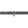 Mexen Flat 360° M01 Drehbarer Linienablauf 100 cm, gebürstetes Gun Gray - 1E20100-40