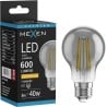 Mexen Vintis LED-Filament-Glühbirne E27, A60, 8W, Warm - 2200K, 600 lm, Rauch - L150-E27-0822-70