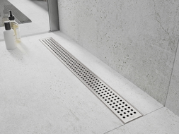 Mexen Flat 360° M08 Rotierende Linienentwässerung 80 cm, Inox - 1025080-40