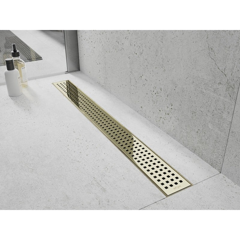 Mexen Flat M08 Linienentwässerung 70 cm, gold - 1525070-15