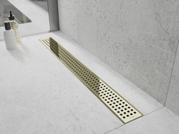 Mexen Flat 360° M08 Drehbarer Rinnenablauf 60 cm, gold - 1525060-40