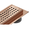 Mexen Flat M08 Linearer Ablauf 90 cm, Roségold - 1625090-15