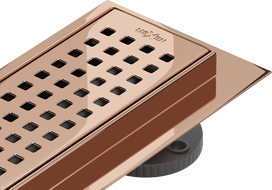 Mexen Flat M08 Linienentwässerung 100 cm, Roségold - 1625100-15