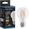 Mexen Vintis LED-Filamentlampe E27, A60, 6W, Warm - 2700K, 720 lm, klar - L150-E27-0627-00