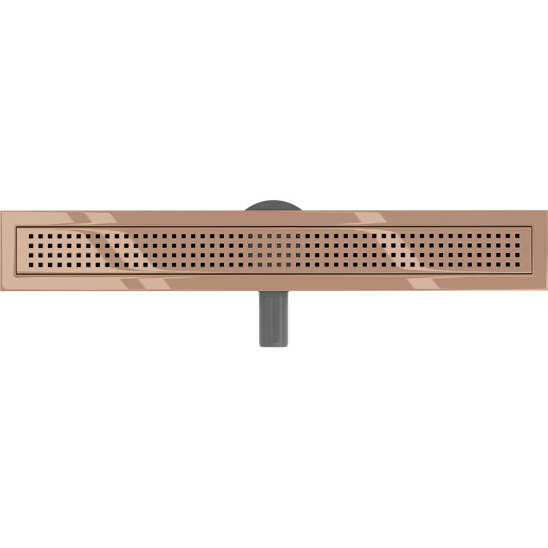 Mexen Flat 360° M08 Rotierender Linearablauf 60 cm, Roségold - 1625060-40