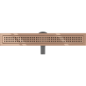 Mexen Flat 360° M08 Drehbarer Linienabfluss 70 cm, Roségold - 1625070-40