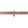Mexen Flat 360° M08 drehbarer Linienablauf 80 cm, Roségold - 1625080-40