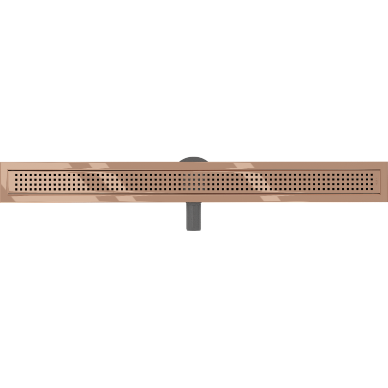 Mexen Flat 360° M08 Drehbarer Linienablauf 90 cm, Roségold - 1625090-40