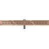 Mexen Flat 360° M08 Drehbarer Linienablauf 90 cm, Roségold - 1625090-40