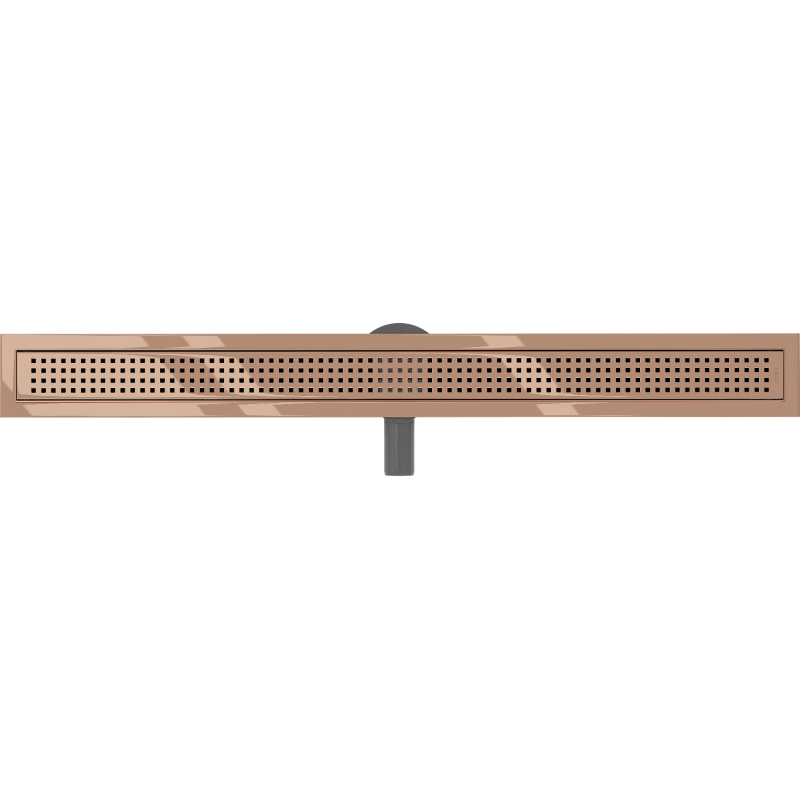 Mexen Flat 360° M08 drehbarer Linienablauf 100 cm, Roségold - 1625100-40
