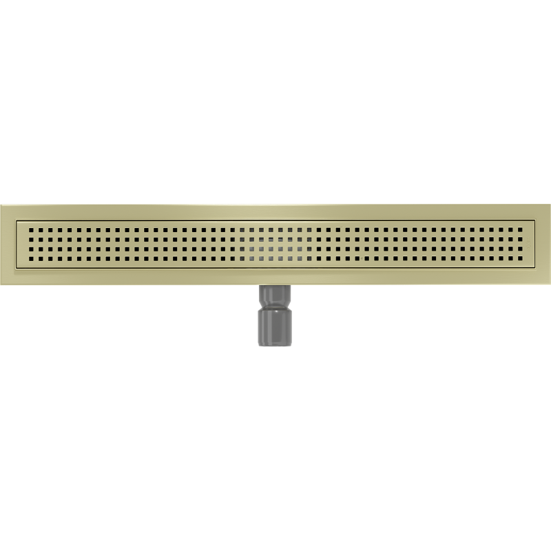 Mexen Flat M08 Linienentwässerung 50 cm, gebürstetes Gold - 1A25050-15