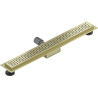 Mexen Flat M08 lineare Bodenentwässerung 60 cm, gebürstetes Gold - 1A25060-15
