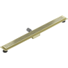 Mexen Flat M08 Linienablauf 90 cm, gebürstetes Gold - 1A25090-15