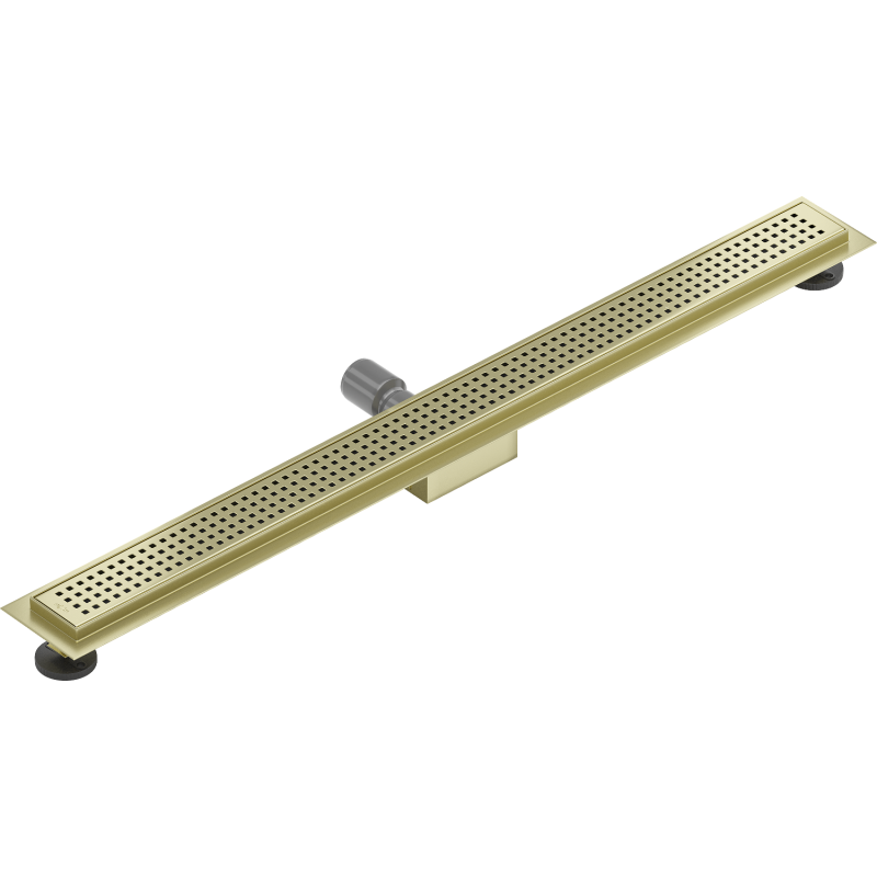 Mexen Flat M08 linearer Ablauf 100 cm, gebürstetes Gold - 1A25100-15