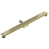 Mexen Flat M08 linearer Ablauf 100 cm, gebürstetes Gold - 1A25100-15