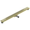 Mexen Flat M08 linearer Ablauf 100 cm, gebürstetes Gold - 1A25100-15