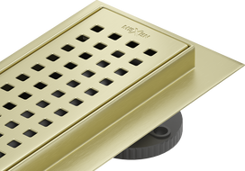 Mexen Flat 360° M08 Drehbarer Linienabfluss 50 cm, gebürstetes Gold - 1A25050-40