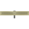Mexen Flat 360° M08 Drehbarer Linienabfluss 50 cm, gebürstetes Gold - 1A25050-40