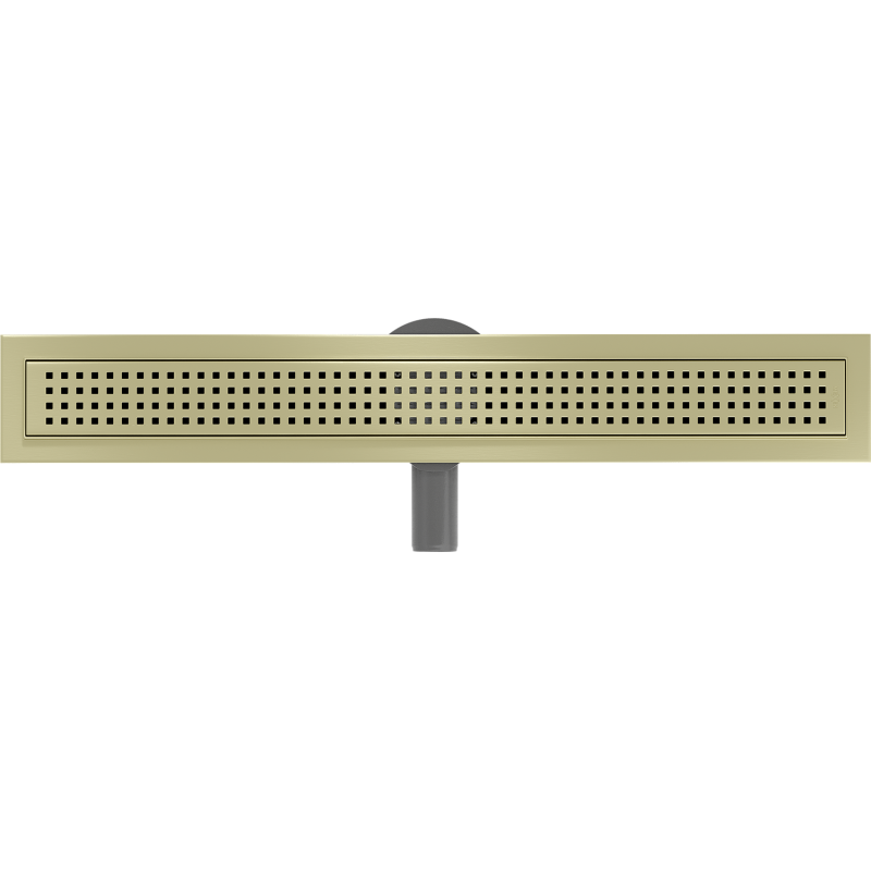 Mexen Flat 360° M08 Drehbare Linienentwässerung 60 cm, gebürstetes Gold - 1A25060-40