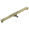 Mexen Flat 360° M08 drehbarer Linienablauf 100 cm, gebürstetes Gold - 1A25100-40